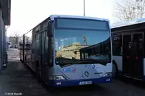 05.02.2014 ein Citaro I G der HVG auf dem Potsdamer Betriebshof.