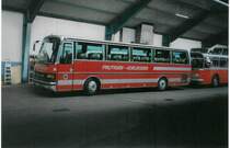 Aus dem Archiv: AFA Adelboden 20/BE 19'692 Setra Jahrgang 1977 (ex Hauser, Gryon) am 25. August 1993 Adelboden, Autobahnhof