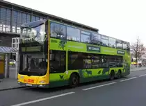 MAN Lions City DD Wg.3528 auf´m 100er am S+U Zoo, 28.2.15