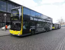 MAN Lions City DD Wg.3148 auf´m X10 am S+U Zoo, 28.2.15