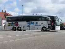 Mercedes Benz Travego von Hügle am 16.08.2014 in Wissembourg (F)