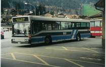 Aus dem Archiv: AFA Adelboden (BLS) 3/BE 332'800 Mercedes O 405N Jahrgang 1992 am 28. M�rz 1994 Frutigen, Bahnhof
