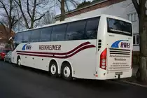 JL-DP 800 steht am 17.01.2015 an der Flatowallee in Berlin. Aufgenommen wurde ein Volvo 9700.
