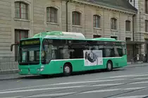 Mercedes Citaro 805 auf der Linie 48 wartet an der Endstation am Bahnhof SBB. Die Aufnahme stammt vom 07.03.2015.
