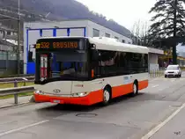AMSA - Solaris  TI  209023 unterwegs in Capolago am 27.02.2015