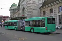 MAN Bus 786 auf der Linie 50 wartet an der Endstation am Bahnhof SBB. Die Aufnahme stammt vom 07.03.2015.