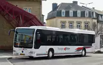 . VE 2055, Mercedes Benz Citaro von Voyages Ecker aus Steinsel, aufgenommen am Bahnhof in Mersch am 08.03.2015.