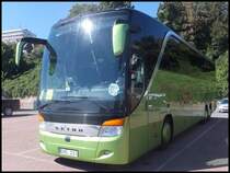 Setra 416 HDH von Vartofta aus Schweden im Stadthafen Sassnitz am 07.09.2013