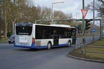 P-AV 422 ist am 17.01.2015 unterwegs für die Grüne Woche in Berlin. Aufgenommen wurde ein Mercedes Benz Citaro Facelift der HVG.
