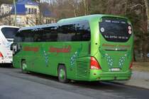 FG-RV 509 steht am 17.01.2015 an der Heerstraße in Berlin. Aufgenommen wurde ein Neoplan Cityliner.
