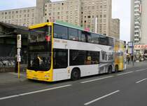 MAN Lions City DD Wg.3535 auf´m 200er am S+U Alex, 7.03.15