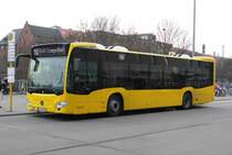 Ein MB C2 der Firma BVB auf Linie 140 am Ostbahnhof, 7.3.15