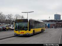 Ein Citaro L der BVG am Bahnhof Zoo. (Oktober 2013)