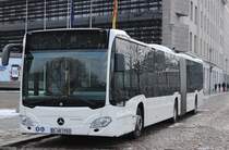 31.01.2015 ein Citaro C2G steht am Reichstagufer in Berlin. 