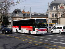 TPG / libsa - Irisbus Crossway BQ 585 ZK unterwegs in der Stad Genf am 08.03.2015