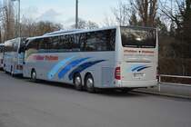 OH-PM 540 steht am 17.01.2015 an der Jesse-Owens-Allee in Berlin. Aufgenommen wurde ein Mercedes Benz Tourismo.
