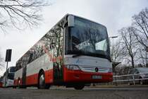 UM-SO 35 steht am 17.01.2015 an der Jesse-Owens-Allee in Berlin. Aufgenommen wurde ein Mercedes Benz Integro.

