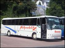 VDL Bova Futura von Quente aus Deutschland im Stadthafen Sassnitz am 08.09.2013