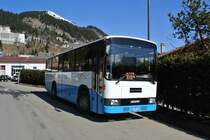 NAW Leysin-Excursions beim Depot in Leysin, 18.03.2015.