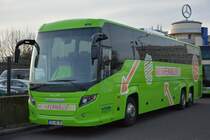 DZ-ME 35 (Scania Touring) steht am 17.01.2015 auf dem Rastplatz an der A 115 in Berlin.
