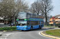 STAR, Lodi. Neoplan N4026 (Nr.614, ex Autostradale, Milano) in Lodi, Viale Piacenza. (18.3.2015)