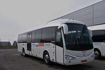 . VS 1231, Tag der offenen Tür mit der Vorstellung der neuen  IRIZAR Integral i4  Busse der Busfirma Simon aus Diekirch bei Ihrer Abstellung in Fischbach - Clervaux. Im Bild die 9,6 m Version, leicht überbelichtet wegen der teilweisen Sonnenfinsternis am morgen des 20.03.2015.