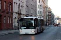 Ein   Brannauto   (Citaro I) der Firma Nieder in der Monbijoustraße, Berlin. 28.02.2015