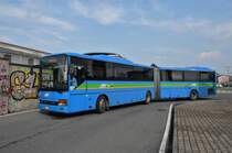 Line, Pavia. Setra S321UL (Nr.672) in Lodi, Stazione. (18.3.2015)