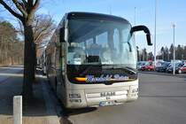 GRZ-MR 507 (MAN Lion's Coach) steht am 18.01.2015 in Berlin, Olympischer Platz.
