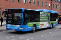 Der VKP Plön O 530 LEÜ am 06.03.2015 vor dem Hauptbahnhof in Kiel.