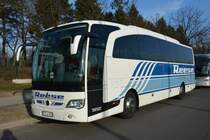 STD-W 300 (Mercedes Benz Travego) steht am 18.01.2015 in Berlin, Olympischer Platz.
