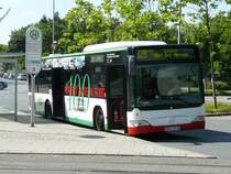 24.06.08,MB-CITARO der HCR Nr.28.Busbahnhof Wanne-Eickel Hbf.Werbung:100 Jahre HCR.