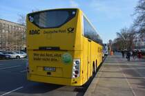 SU-AP 8804 (Scania OmniExpress) steht am 18.01.2015 an der Masurenallee in Berlin.