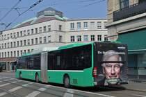 Mercedes Citaro 711 auf der Linie 48 fährt zur Haltestelle Schützenhaus. Die Aufnahme stammt vom 19.03.2015. 