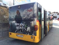 Postauto Regie Prättigau, Mercedes-Benz Citaro (GR 168859, 1999, ex. PU Vogt Nr. 1) am Do 19. März 2015 bei der Haltestelle Klosters GR, Madrisabahn. Dieser Bus stand ganz oben auf meiner  Prioritätenliste , denn ein Citaro mit diesem Baujahr ist bei Postauto inzwischen eine echte Seltenheit. Ich hatte denn auch Glück und er stand an dem Tag im Einsatz. Für mich gehört dieser Bus zu den schönsten Citaros, mit denen ich je gefahren bin. Schade verschwindet die Euro 2 Citaro Generation zunehmend mehr und mehr...