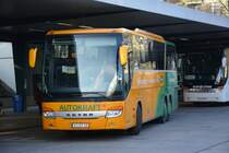 KI-EE 12 (Setra 416 GT-HD) ist am 18.01.2015 unterwegs nach Kiel. Aufgenommen am ZOB in Berlin.
