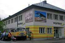 100 Jahre Postbus Osterreich, Festgelande Postgarage Schuttdorf, Zell am See, 18 - 20 mei 2007.

Motormuli M80, Steyr WD 410, bj.1951, ex W 201.700
17 mei 2007