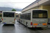100 Jahre Postbus Osterreich, Festgelande Postgarage Schuttdorf, Zell am See, 18 - 20 mei 2007.

Postbus Scania Hess, PT 12565 mit Anhanger, PT 12406 op 17 mei 2007