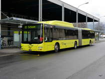 Lichtenstein Bus - MAN Lion`s City  Nr.60  FL  39860 bei den Bushaltestellen in Buchs/SG am 27.03.2015