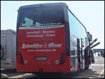 Setra 411 HD von Schmtjen & Vonau aus Deutschland im Stadthafen Sassnitz am 14.09.2013