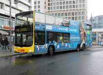 MAN Lions City DD Wg.3254 auf Linie M46 am S+U Zoo, 14.03.15