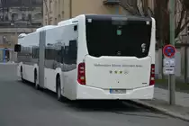 B-MB 1782 steht am 13.03.2015 abgestellt an der Friedrichstraße in Berlin und wartet auf sein Einsatz im SEV für die S-Bahn Berlin.
