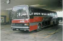 Aus dem Archiv: AFA Adelboden 12/BE 26'702 Setra Jahrgang 1985 am 18. Januar 1997 Frutigen, Bahnhof