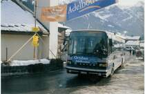 Aus dem Archiv: AFA Adelboden 14/BE 43'089 Setra Jahrgang 1985 (ex AAGI Interlaken Nr. 33) am 18. Januar 1997 Adelboden, Boden