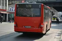 UEM-UR 33 (MAN Lion's City Ü Low Entry) fährt am 13.03.2015 für die S-Bahn Berlin SEV zwischen Berlin Friedrichstraße und Berlin Yorckstraße.
