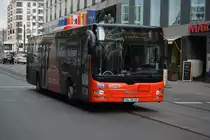 VG-UR 15 (MAN Lion's City Ü) fährt am 13.03.2015 für die S-Bahn Berlin SEV zwischen Berlin Friedrichstraße und Berlin Yorckstraße.
