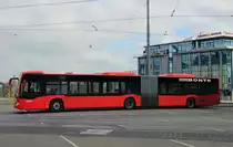 Citaro von Mercedes (Reisedienst Bonte), heute in Pausenstellung vor dem Bahnhof Kassel-Wilhelmshöhe (8.4.2015).