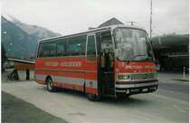 Aus dem Archiv: AFA Adelboden 10/BE 26'774 Setra Jahrgang 1982 (ex Frhlich-Reisen, Zrich) am 3. Mrz 1997 Frutigen, Bahnhof