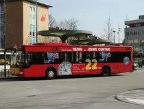 HSB Mercedes Benz Citaro C1 Facelift am 09.04.15 in Hanau