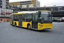Scania Citywide mit dem Kennzeichen B-V 4459 fährt am 13.03.2015 auf der Linie X9 zur Hertzallee. Aufgenommen in Berlin am Hardenbergplatz.
